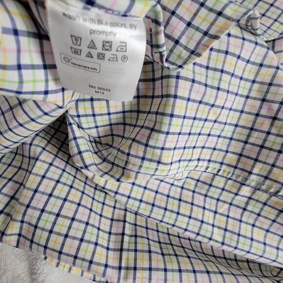 Lauren Ralph Lauren Mens Stretch Fabric Regular Fit Checkered Shirt 3XL - Picture 5 of 8